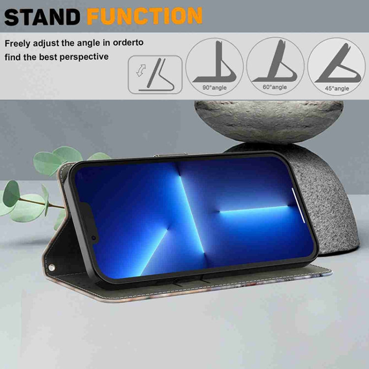 For Honor Magic5 Pro Crystal 3D Shockproof Protective Leather Phone Case(Golden Wings)