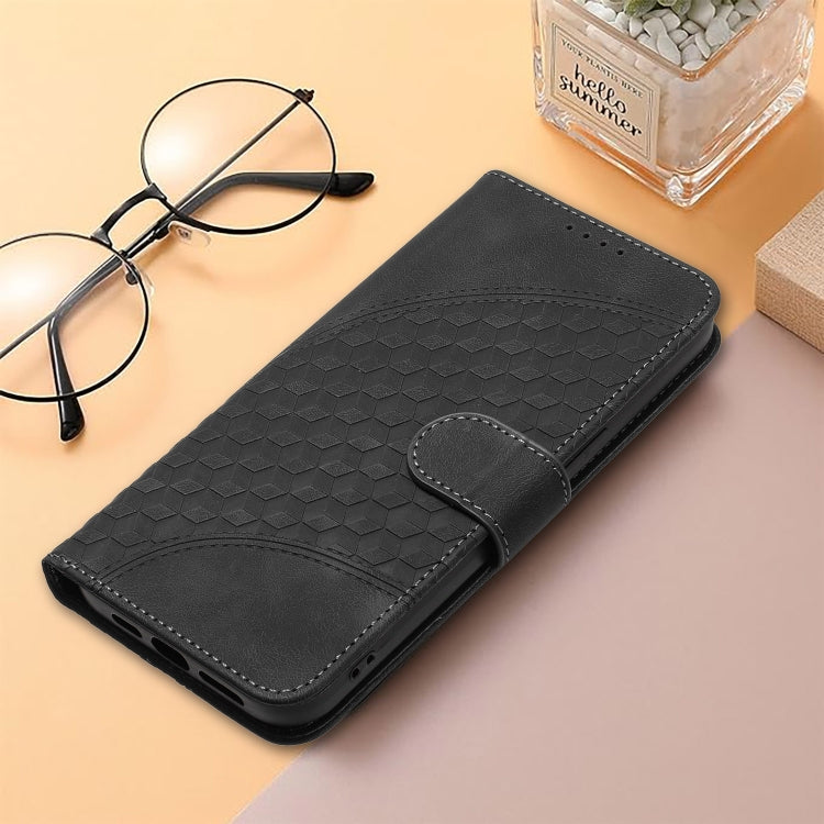 For Google Pixel 9 Pro YX0060 Elephant Head Embossed Phone Leather Case with Lanyard(Black)