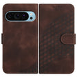 For Google Pixel 9 Pro YX0060 Elephant Head Embossed Phone Leather Case with Lanyard(Coffee) - Google Cases by PMC TechLife | Online Shopping South Africa | PMC TechLife | Buy Now Pay Later Mobicred