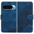 For Google Pixel 9 YX0060 Elephant Head Embossed Phone Leather Case with Lanyard(Royal Blue) - Google Cases by PMC TechLife | Online Shopping South Africa | PMC TechLife | Buy Now Pay Later Mobicred