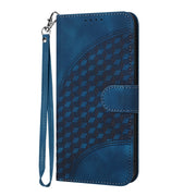 For Google Pixel 9 YX0060 Elephant Head Embossed Phone Leather Case with Lanyard(Royal Blue)