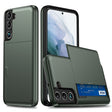 For Samsung Galaxy S24 5G Shockproof Armor Phone Case with Card Slot(Dark Green) - Galaxy S24 5G Cases by PMC TechLife | Online Shopping South Africa | PMC TechLife