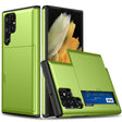 For Samsung Galaxy S24 Ultra 5G Shockproof Armor Phone Case with Card Slot(Green) - Galaxy S24 Ultra 5G Cases by PMC TechLife | Online Shopping South Africa | PMC TechLife