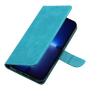 For Motorola Edge 5G 2024 Calf Texture Buckle Flip Leather Phone Case(Light Blue)