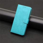 For Motorola Edge 5G 2024 Calf Texture Buckle Flip Leather Phone Case(Light Blue)