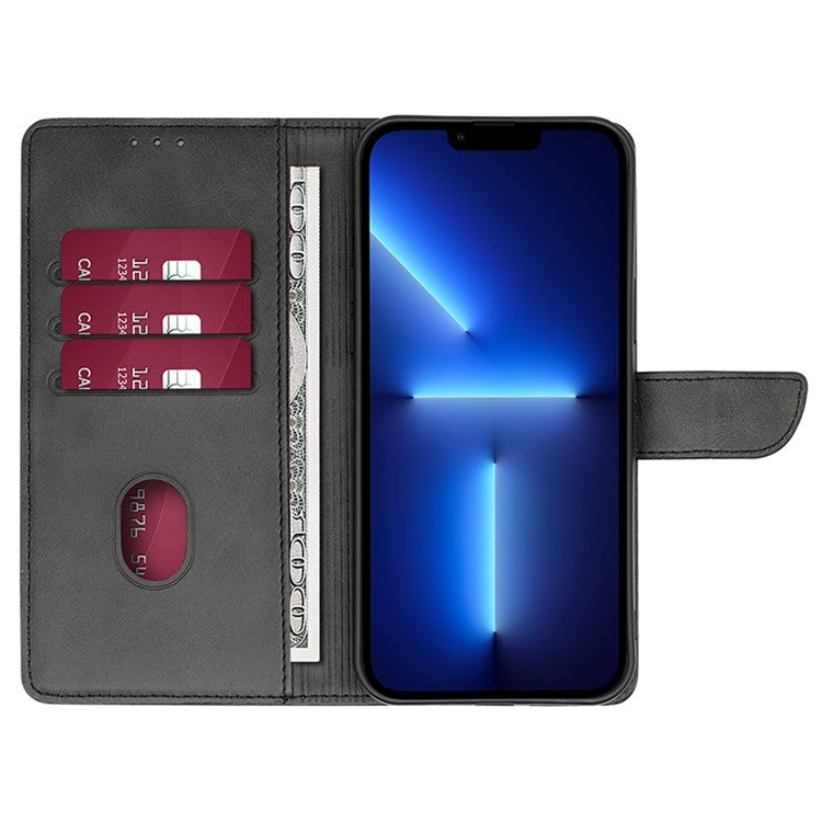 For Realme 12 5G Calf Texture Buckle Flip Leather Phone Case(Black)