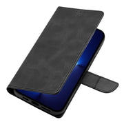 For Honor Magic6 Pro Calf Texture Buckle Flip Leather Phone Case(Black)