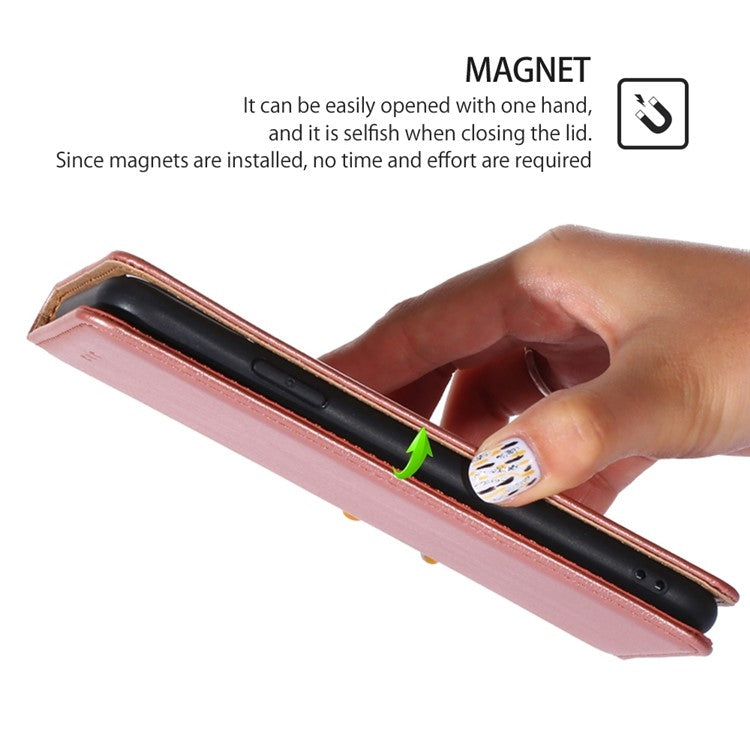 For Huawei Pura 70 Ultra Gloss Oil Solid Color Magnetic Leather Phone Case(Rose Gold)