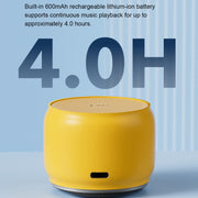 EWA A126 Mini Bluetooth 5.0 Bass Radiator Metal Speaker(Yellow)