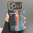 For iPhone 14 Pro Max Scenery Pattern Large Window TPU Phone Case(Black Sea Sunrise) - iPhone 14 Pro Max Cases by PMC TechLife | Online Shopping South Africa | PMC TechLife