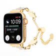 For Apple Watch 42mm Camellia Metal Chain Bracelet Watch Band(White Gold) - free shipping - PMC TechLife - Order now!