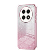 For OPPO A2 Pro Gradient Glitter Powder Electroplated Phone Case(Pink) - A2 Pro Cases by PMC TechLife | Online Shopping South Africa | PMC TechLife | Buy Now Pay Later Mobicred