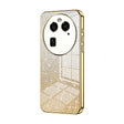For OPPO Find X6 Gradient Glitter Powder Electroplated Phone Case(Gold) - OPPO Cases by PMC TechLife | Online Shopping South Africa | PMC TechLife | Buy Now Pay Later Mobicred