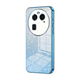 For OPPO Find X6 Gradient Glitter Powder Electroplated Phone Case(Blue) - OPPO Cases by PMC TechLife | Online Shopping South Africa | PMC TechLife | Buy Now Pay Later Mobicred