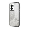 For OPPO A57 5G Gradient Glitter Powder Electroplated Phone Case(Black) - OPPO Cases by PMC TechLife | Online Shopping South Africa | PMC TechLife | Buy Now Pay Later Mobicred