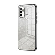 For OPPO A53 2020 / A32 / A11s  Gradient Glitter Powder Electroplated Phone Case(Black) - OPPO Cases by PMC TechLife | Online Shopping South Africa | PMC TechLife | Buy Now Pay Later Mobicred