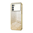 For OPPO K9 Pro Gradient Glitter Powder Electroplated Phone Case(Gold) - OPPO Cases by PMC TechLife | Online Shopping South Africa | PMC TechLife | Buy Now Pay Later Mobicred