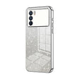 For OPPO K9 Pro Gradient Glitter Powder Electroplated Phone Case(Silver) - OPPO Cases by PMC TechLife | Online Shopping South Africa | PMC TechLife | Buy Now Pay Later Mobicred