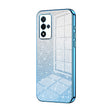 For OPPO A93s 5G Gradient Glitter Powder Electroplated Phone Case(Blue) - OPPO Cases by PMC TechLife | Online Shopping South Africa | PMC TechLife | Buy Now Pay Later Mobicred