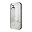 For OPPO A92s / Reno4 Z 5G Gradient Glitter Powder Electroplated Phone Case(Black) - OPPO Cases by PMC TechLife | Online Shopping South Africa | PMC TechLife | Buy Now Pay Later Mobicred
