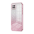 For OPPO A72 5G / A73 5G Gradient Glitter Powder Electroplated Phone Case(Pink) - OPPO Cases by PMC TechLife | Online Shopping South Africa | PMC TechLife | Buy Now Pay Later Mobicred