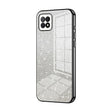 For OPPO A72 5G / A73 5G Gradient Glitter Powder Electroplated Phone Case(Black) - OPPO Cases by PMC TechLife | Online Shopping South Africa | PMC TechLife | Buy Now Pay Later Mobicred