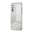 For OPPO K5 / Realme XT/XT 730G Gradient Glitter Powder Electroplated Phone Case(Silver) - OPPO Cases by PMC TechLife | Online Shopping South Africa | PMC TechLife | Buy Now Pay Later Mobicred