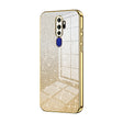 For OPPO A11x / A9 2020 Gradient Glitter Powder Electroplated Phone Case(Gold) - OPPO Cases by PMC TechLife | Online Shopping South Africa | PMC TechLife | Buy Now Pay Later Mobicred
