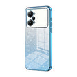 For OPPO K10 Pro Gradient Glitter Powder Electroplated Phone Case(Blue) - OPPO Cases by PMC TechLife | Online Shopping South Africa | PMC TechLife | Buy Now Pay Later Mobicred