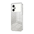 For OPPO K10 Pro Gradient Glitter Powder Electroplated Phone Case(Transparent) - OPPO Cases by PMC TechLife | Online Shopping South Africa | PMC TechLife | Buy Now Pay Later Mobicred