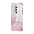 For OPPO Reno2 Z / Reno2 F Gradient Glitter Powder Electroplated Phone Case(Pink) - OPPO Cases by PMC TechLife | Online Shopping South Africa | PMC TechLife | Buy Now Pay Later Mobicred