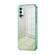 For OPPO Reno4 Gradient Glitter Powder Electroplated Phone Case(Green) - OPPO Cases by PMC TechLife | Online Shopping South Africa | PMC TechLife | Buy Now Pay Later Mobicred