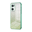 For OPPO Reno7 SE Gradient Glitter Powder Electroplated Phone Case(Green) - OPPO Cases by PMC TechLife | Online Shopping South Africa | PMC TechLife | Buy Now Pay Later Mobicred