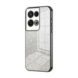 For OPPO Reno8 Pro Gradient Glitter Powder Electroplated Phone Case(Black) - OPPO Cases by PMC TechLife | Online Shopping South Africa | PMC TechLife | Buy Now Pay Later Mobicred