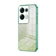 For OPPO Reno8 Pro+ Gradient Glitter Powder Electroplated Phone Case(Green) - free shipping - PMC TechLife - Order now!