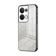 For OPPO Reno9 Pro+ Gradient Glitter Powder Electroplated Phone Case(Black) - OPPO Cases by PMC TechLife | Online Shopping South Africa | PMC TechLife | Buy Now Pay Later Mobicred
