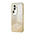 For OPPO Reno10 Pro+ Gradient Glitter Powder Electroplated Phone Case(Gold) - OPPO Cases by PMC TechLife | Online Shopping South Africa | PMC TechLife | Buy Now Pay Later Mobicred