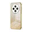 For OPPO A3 Pro Gradient Glitter Powder Electroplated Phone Case(Gold) - OPPO Cases by PMC TechLife | Online Shopping South Africa | PMC TechLife | Buy Now Pay Later Mobicred