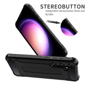 For Samsung Galaxy S25+ 5G Magic Armor TPU Hybrid PC Phone Case(Grey)