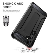 For Samsung Galaxy S25+ 5G Magic Armor TPU Hybrid PC Phone Case(Silver)