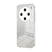 For vivo X100 Pro Gradient Glitter Powder Electroplated Phone Case(Transparent)