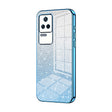 For Xiaomi Redmi K40S / Poco F4 Gradient Glitter Powder Electroplated Phone Case(Blue) - Xiaomi Cases by PMC TechLife | Online Shopping South Africa | PMC TechLife | Buy Now Pay Later Mobicred