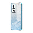 For Xiaomi Redmi K60 / K60 Pro Gradient Glitter Powder Electroplated Phone Case(Blue) - Xiaomi Cases by PMC TechLife | Online Shopping South Africa | PMC TechLife | Buy Now Pay Later Mobicred