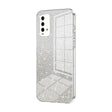 For Xiaomi Redmi Note 9 4G Gradient Glitter Powder Electroplated Phone Case(Transparent) - Xiaomi Cases by PMC TechLife | Online Shopping South Africa | PMC TechLife | Buy Now Pay Later Mobicred