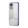 For Xiaomi Redmi Note 11 Global / Note 11S Gradient Glitter Powder Electroplated Phone Case(Purple) - Xiaomi Cases by PMC TechLife | Online Shopping South Africa | PMC TechLife | Buy Now Pay Later Mobicred