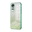 For Xiaomi Redmi Note 11 Global / Note 11S Gradient Glitter Powder Electroplated Phone Case(Green) - Xiaomi Cases by PMC TechLife | Online Shopping South Africa | PMC TechLife | Buy Now Pay Later Mobicred