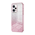 For Xiaomi Redmi Note 12 Pro 5G Gradient Glitter Powder Electroplated Phone Case(Pink) - Xiaomi Cases by PMC TechLife | Online Shopping South Africa | PMC TechLife | Buy Now Pay Later Mobicred
