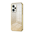 For Xiaomi Redmi Note 12 Pro 5G Gradient Glitter Powder Electroplated Phone Case(Gold) - Xiaomi Cases by PMC TechLife | Online Shopping South Africa | PMC TechLife | Buy Now Pay Later Mobicred