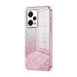 For Xiaomi Redmi Note 12 Pro+  Gradient Glitter Powder Electroplated Phone Case(Pink) - Xiaomi Cases by PMC TechLife | Online Shopping South Africa | PMC TechLife | Buy Now Pay Later Mobicred