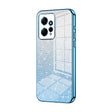 For Xiaomi Redmi Note 12 4G Gradient Glitter Powder Electroplated Phone Case(Blue) - Xiaomi Cases by PMC TechLife | Online Shopping South Africa | PMC TechLife | Buy Now Pay Later Mobicred